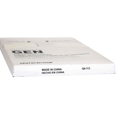 Quarter-Fold Toilet Seat Covers, 14.17 x 16.73, White, 5,000/Carton