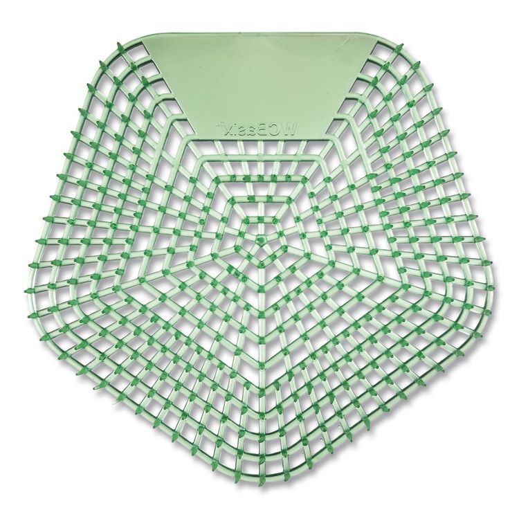 Anti-Splash Urinal Screen, Cucumber Twist Scent, Green, 0.11 oz, 10/Box