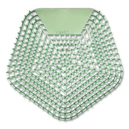Anti-Splash Urinal Screen, Cucumber Twist Scent, Green, 0.11 oz, 10/Box