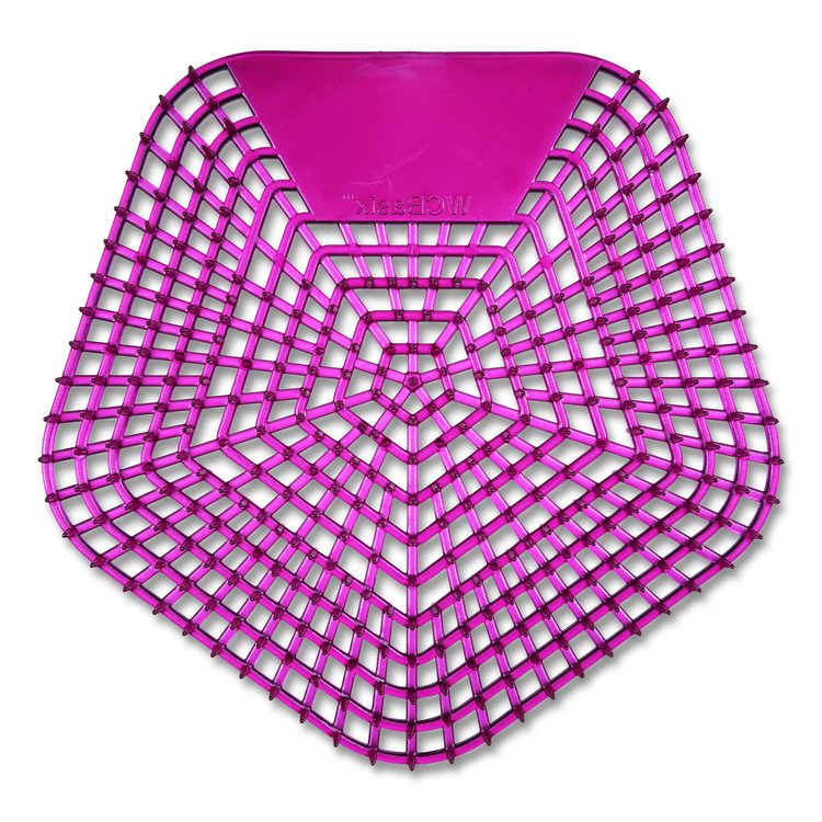 Anti-Splash Urinal Screen, Apple Cinnamon Scent, Red, 0.11 oz, 10/Box