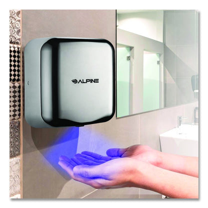 Hemlock Commercial Automatic 120V Hand Dryer, 6.68 x 11.41 x 12.31, Chrome