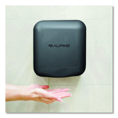 Hemlock Commercial Automatic 120V Hand Dryer, 6.68 x 11.41 x 12.31, Gray