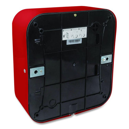 Hemlock Commercial Automatic 120V Hand Dryer, 6.68 x 11.41 x 12.31, Red