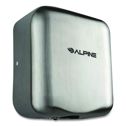 Hemlock Commercial Automatic 120V Hand Dryer, 6.68 x 11.41 x 12.31, Silver