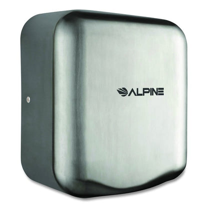 Hemlock Commercial Automatic 120V Hand Dryer, 6.68 x 11.41 x 12.31, Silver