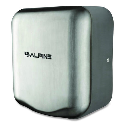 Hemlock Commercial Automatic 120V Hand Dryer, 6.68 x 11.41 x 12.31, Silver