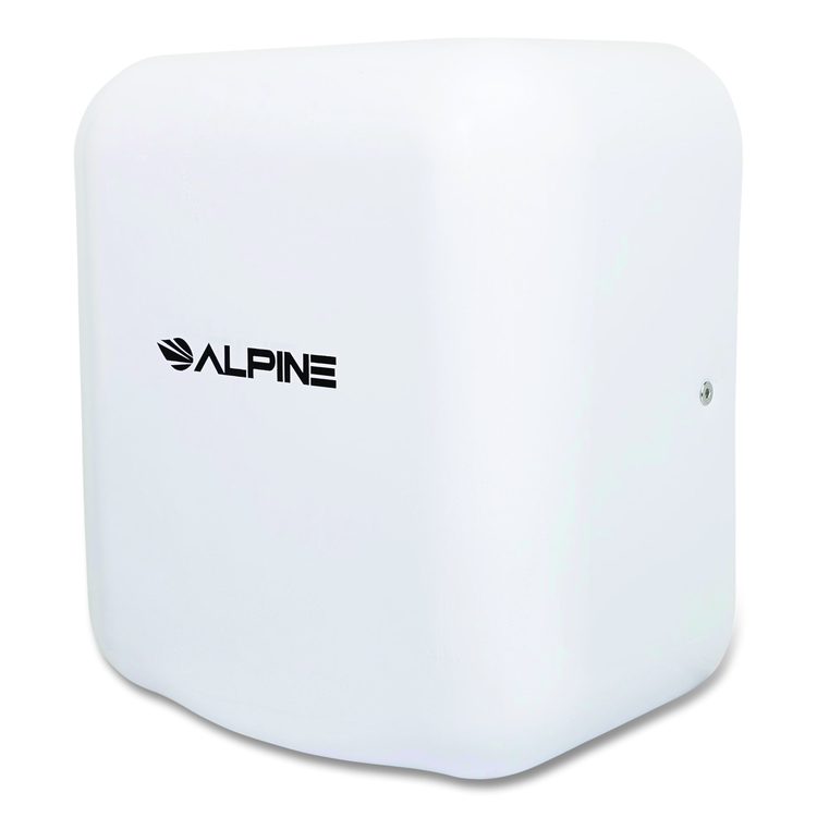 Hemlock Commercial 220V Automatic Hand Dryer, 6.68 x 11.41 x 12.31, White