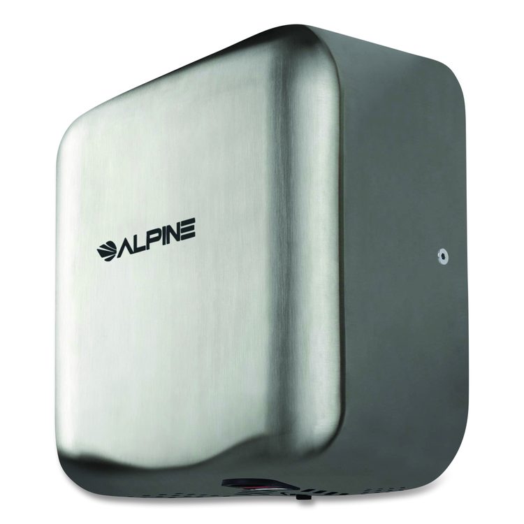 Hemlock Commercial Automatic 120V Hand Dryer, 6.68 x 11.41 x 12.31, Silver