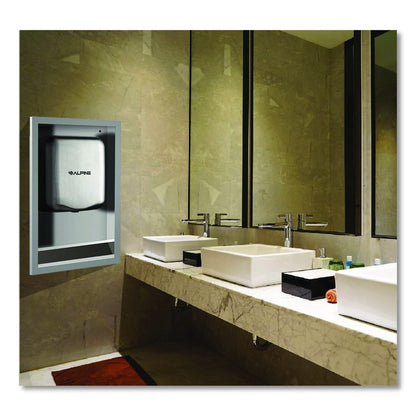 Hemlock Recess Wall Kit, 3.38 x 16.38 x 26, Stainless Steel