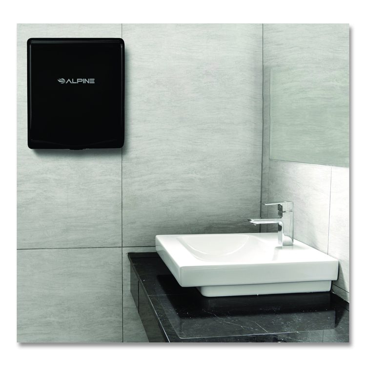 Willow Commercial 120V Automatic Hand Dryer, 3.93 x 11.25 x 12.63, Black