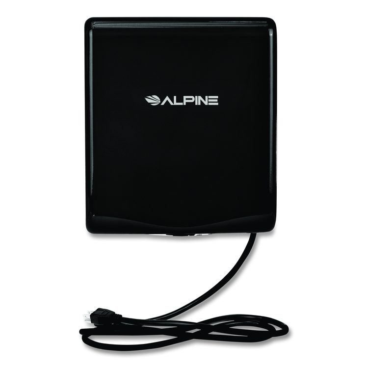 Willow Commercial 120V Automatic Hand Dryer, 3.93 x 11.25 x 12.63, Black
