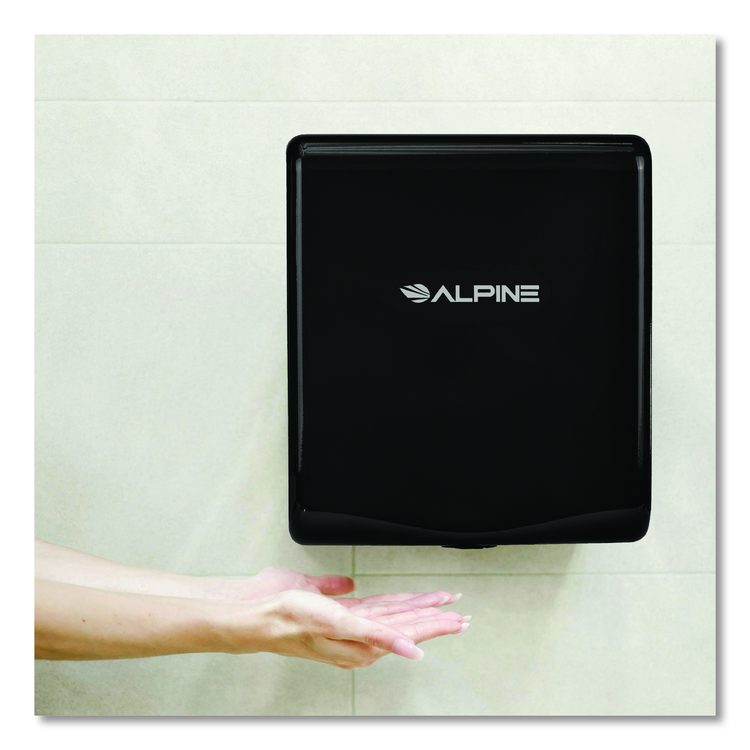Willow Commercial 120V Automatic Hand Dryer, 3.93 x 11.25 x 12.63, Black