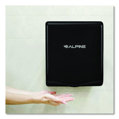 Willow Commercial 120V Automatic Hand Dryer, 3.93 x 11.25 x 12.63, Black