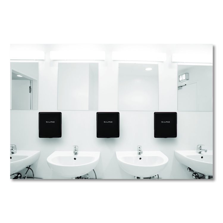 Willow Commercial 120V Automatic Hand Dryer, 3.93 x 11.25 x 12.63, Black