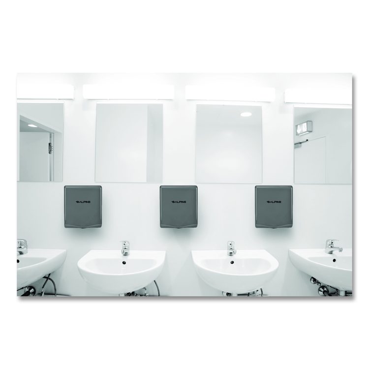 Willow Commercial 120V Automatic Hand Dryer, 3.93 x 11.25 x 12.63, Gray