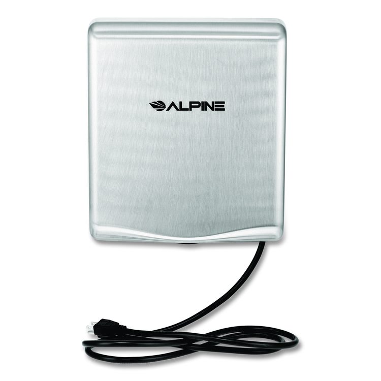 Willow Commercial 120V Automatic Hand Dryer, 3.93 x 11.25 x 12.63, Silver