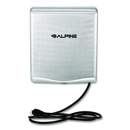 Willow Commercial 120V Automatic Hand Dryer, 3.93 x 11.25 x 12.63, Silver