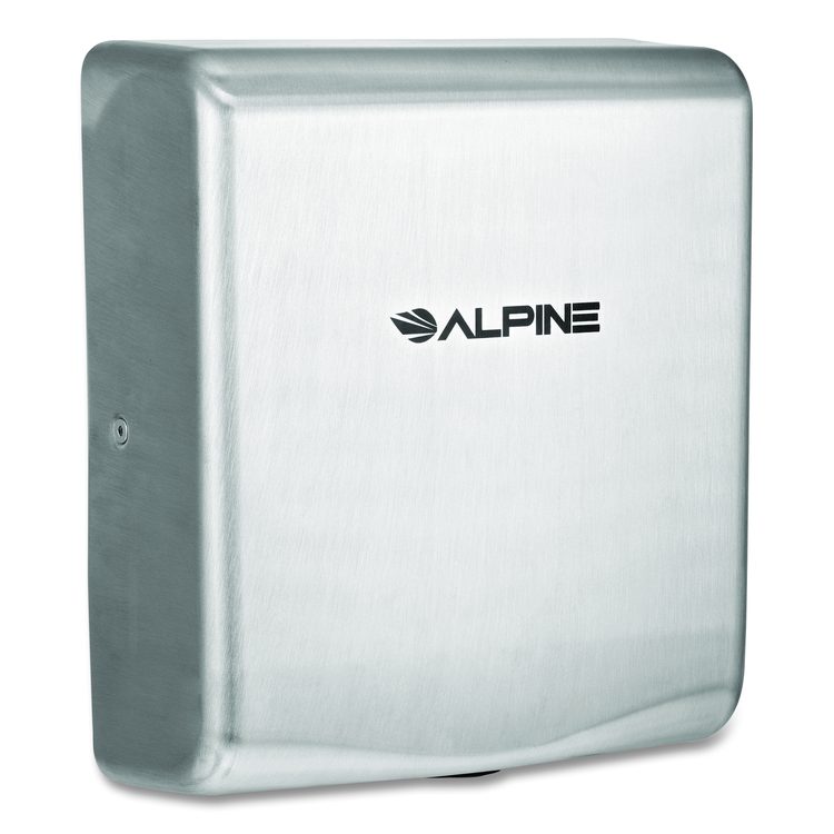 Willow Commercial 120V Automatic Hand Dryer, 3.93 x 11.25 x 12.63, Silver