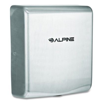 Willow Commercial 120V Automatic Hand Dryer, 3.93 x 11.25 x 12.63, Silver