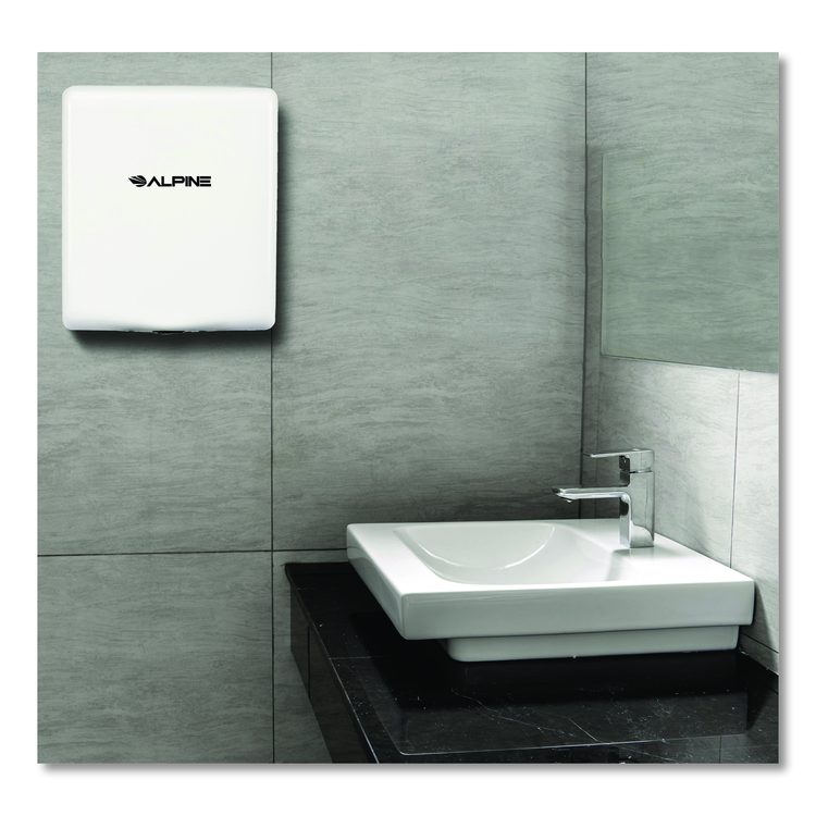 Willow Commercial 120V Automatic Hand Dryer, 3.93 x 11.25 x 12.63, White