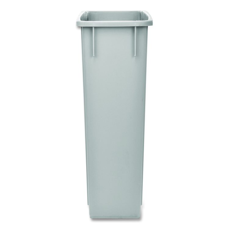 Slim 23 Gallon Indoor Trash Can, Plastic, Gray