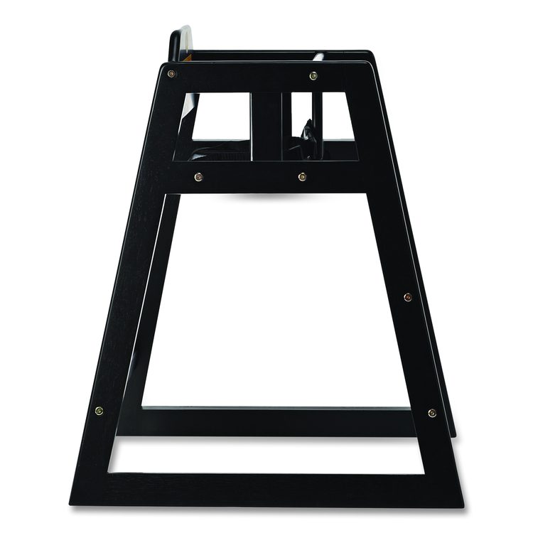 Wooden Stackable High Chair, Supports Up to 50 lb, 29.02" h, Espresso