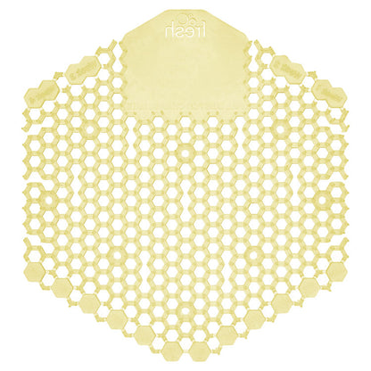 Wave 3D Urinal Deodorizer, Citrus Scent, Yellow, 10/Box