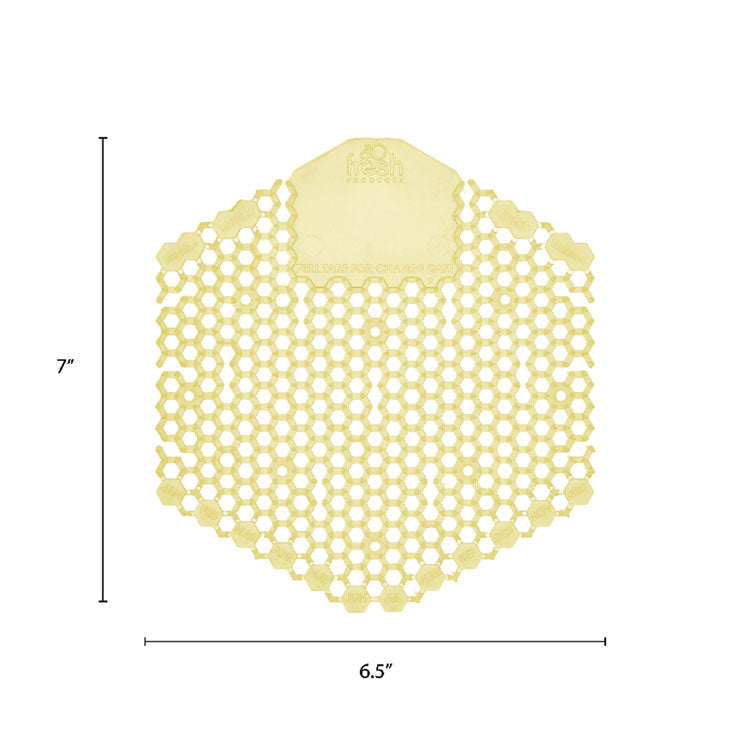 Wave 3D Urinal Deodorizer, Citrus Scent, Yellow, 10/Box
