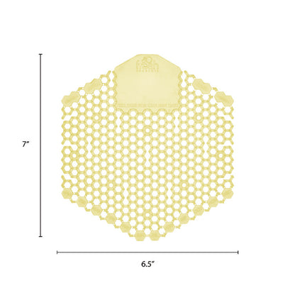 Wave 3D Urinal Deodorizer, Citrus Scent, Yellow, 10/Box