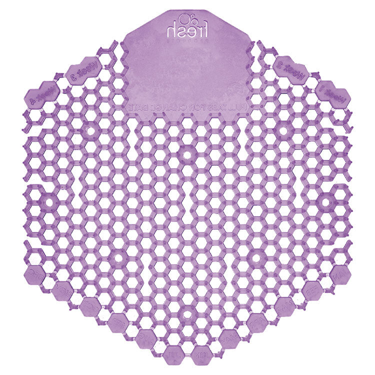 Wave 3D Urinal Deodorizer, Fabulous Scent, Purple, 58 g, 10/Box, 6 Boxes/Carton