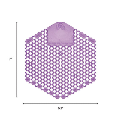 Wave 3D Urinal Deodorizer, Fabulous Scent, Purple, 58 g, 10/Box, 6 Boxes/Carton