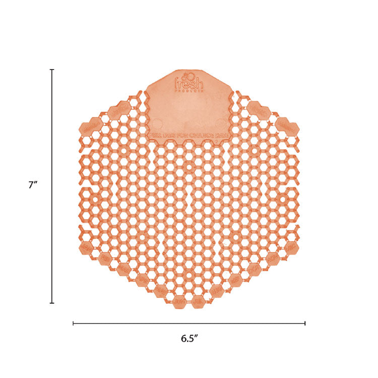 Wave 3D Urinal Deodorizer, Mango Scent, Orange Color, 10/Box