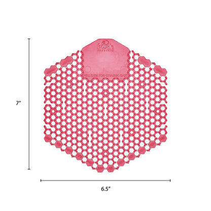 Wave 3D Urinal Deodorizer, Spiced Apple Scent, Red, 10/Box
