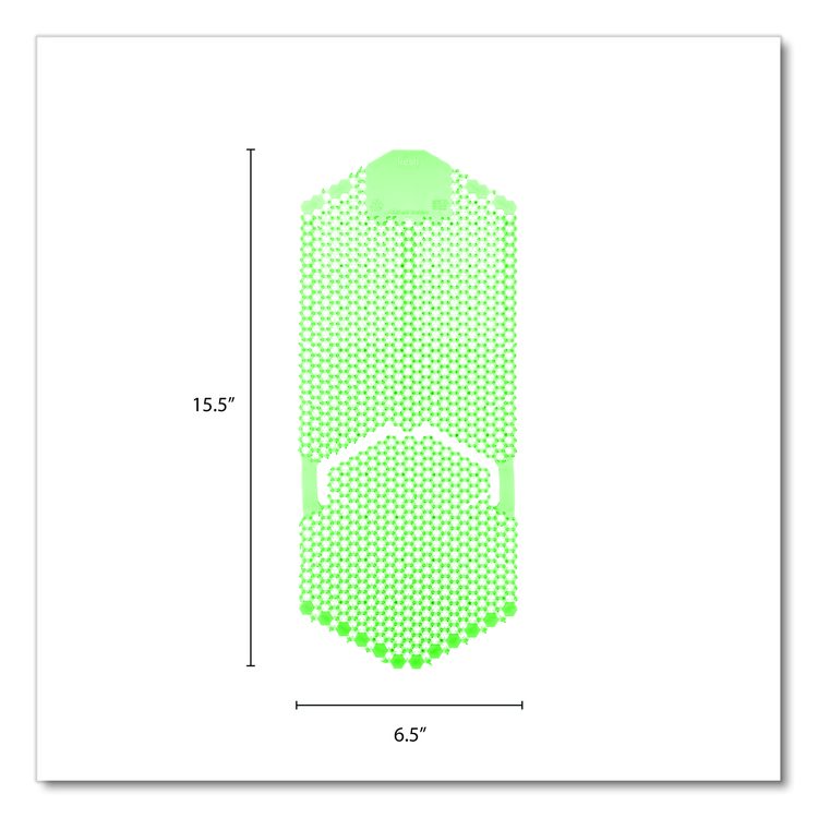 Tsunami, Urinal Screen, Cucumber Melon Scent, Green, 5.22 oz, 6/Carton