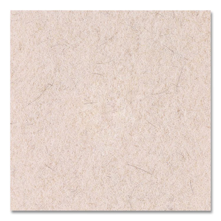 Natural Hog Hair Burnishing Floor Pads, 17" Diameter, Tan, 5/Carton
