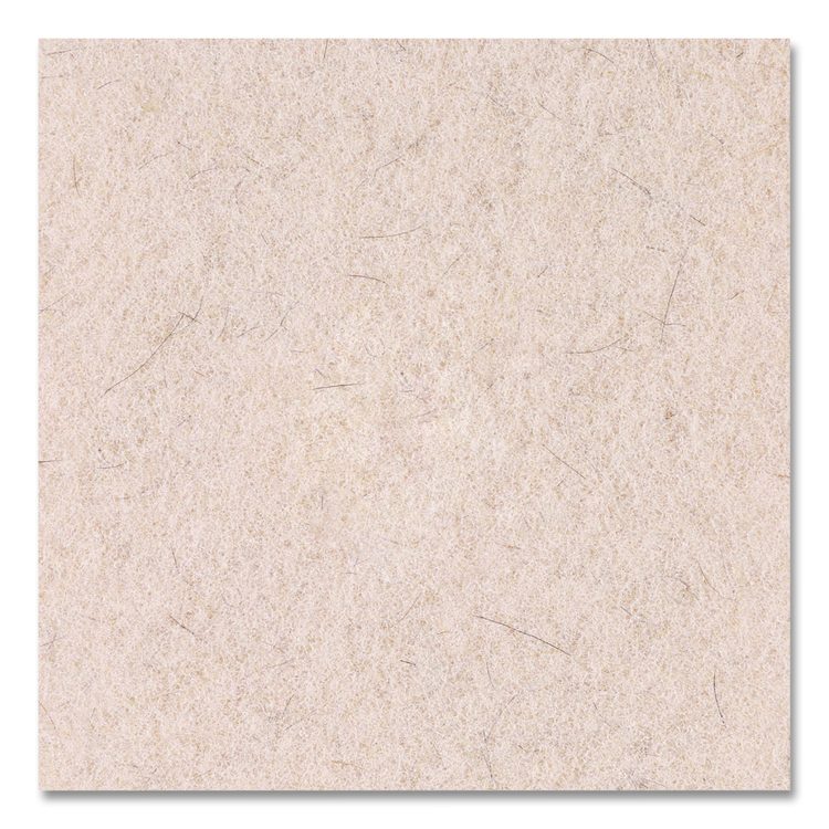 Natural Hog Hair Burnishing Floor Pads, 19" Diameter, Tan, 5/Carton