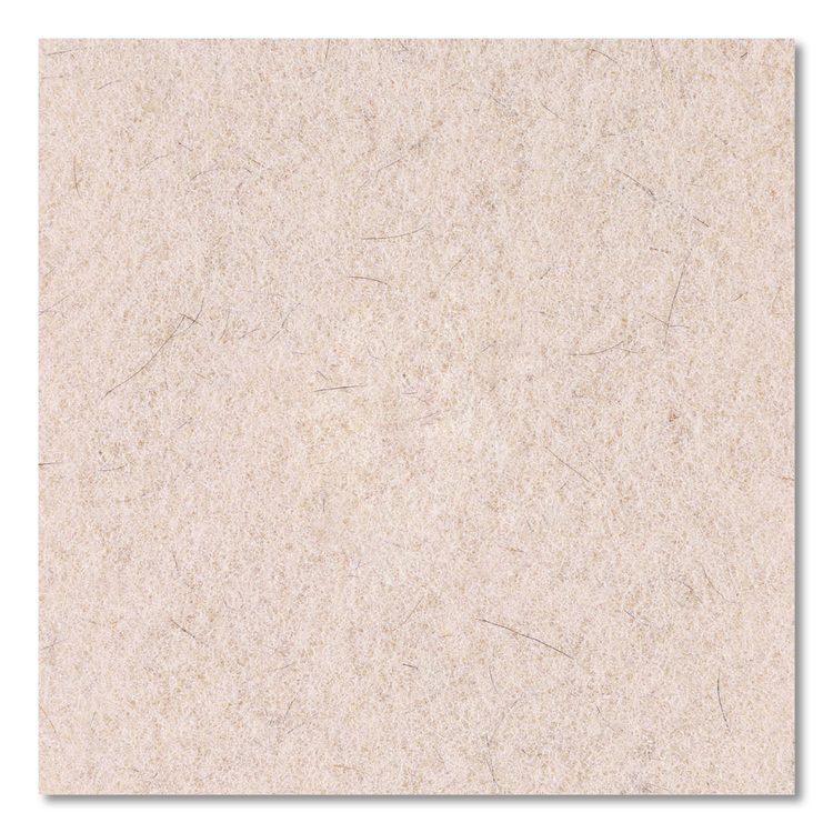 Natural Hog Hair Burnishing Floor Pads, 21" Diameter, Tan, 5/Carton