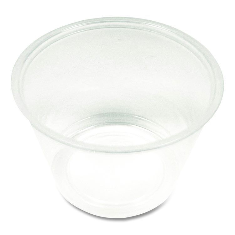 Souffle/Portion Cups, 4 oz, Plastic, Translucent, 2,500/Carton