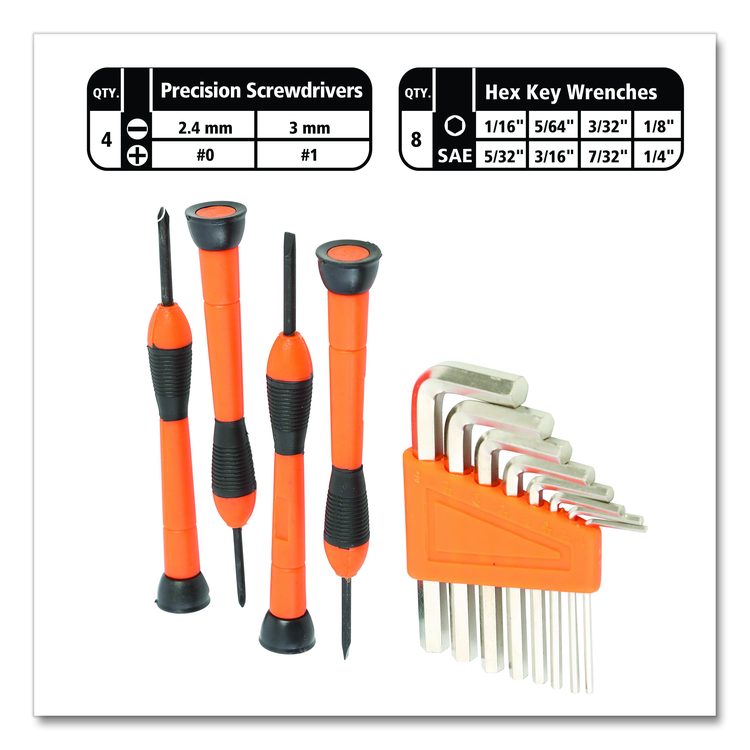 Homeowner's 39-Piece Tool Set, 12.38" x 3" x 7.25" Carry Case