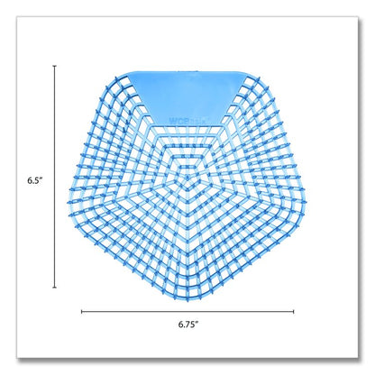 Anti-Splash Urinal Screen, Clean Cotton Scent, Blue, 0.11 oz, 10/Box