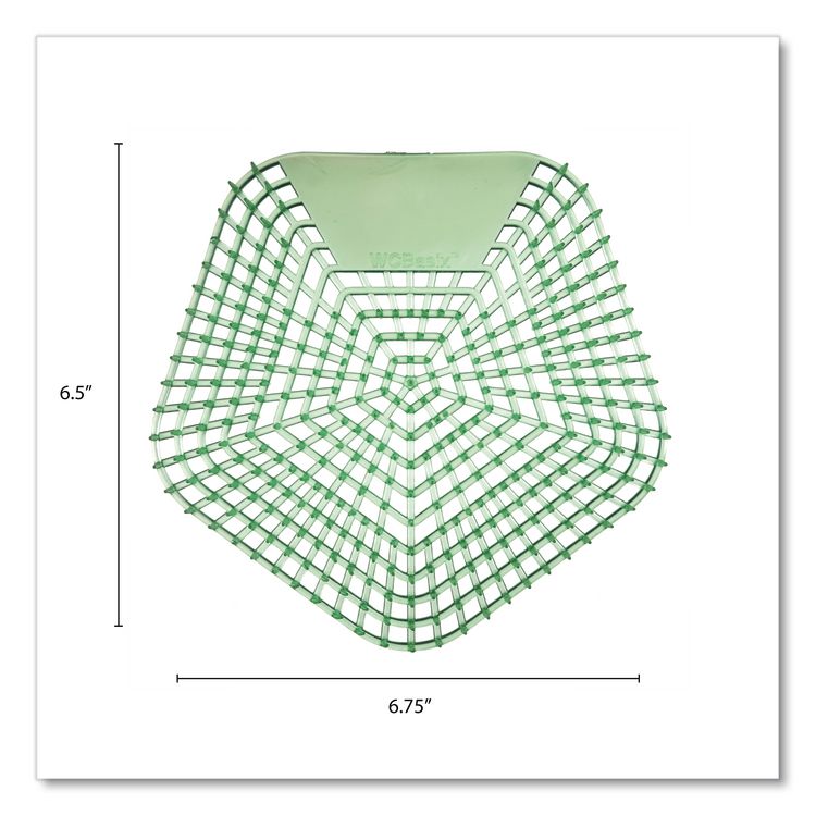 Anti-Splash Urinal Screen, Cucumber Twist Scent, Green, 0.11 oz, 10/Box