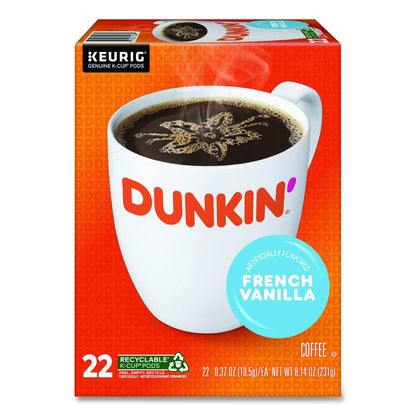 K-Cup Pods, French Vanilla, 22 Pods/Box