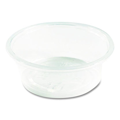 Souffle/Portion Cups, 1.5 oz, Plastic, Translucent, 2,500/Carton