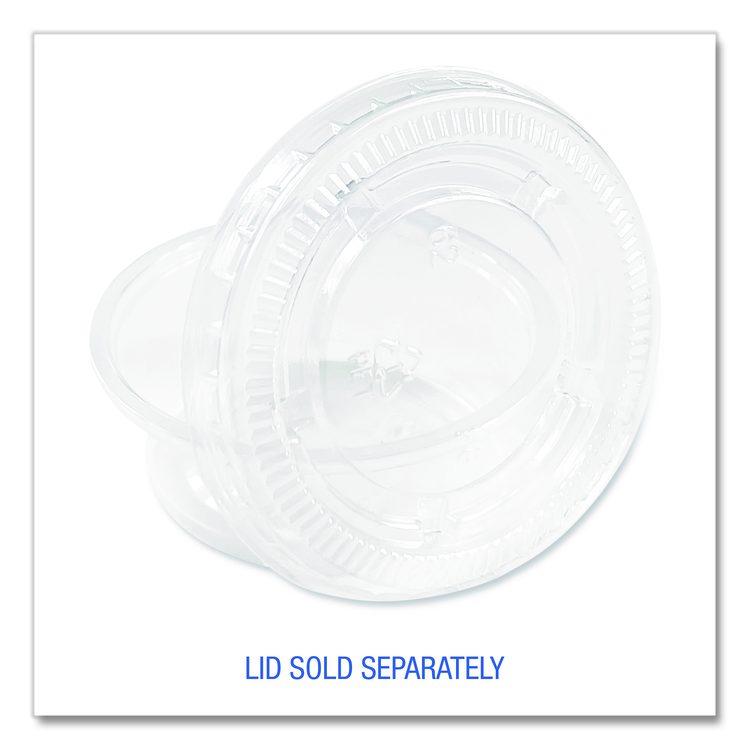 Souffle/Portion Cups, 1.5 oz, Plastic, Translucent, 2,500/Carton