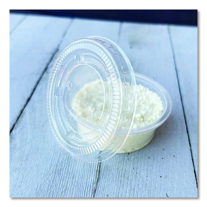 Souffle/Portion Cups, 1.5 oz, Plastic, Translucent, 2,500/Carton