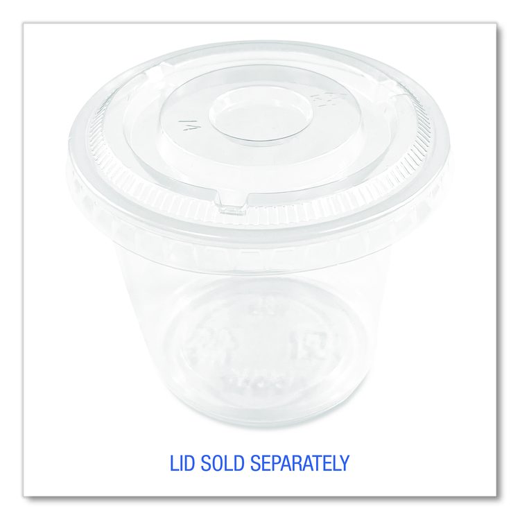 Souffle/Portion Cups, 5.5 oz, Plastic, Translucent, 2,500/Carton