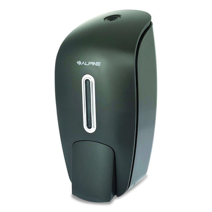 Surface Mounted Soap and Hand Sanitizer Dispenser, 27 oz, 4.1 x 4.6 x 9.6, Gray
