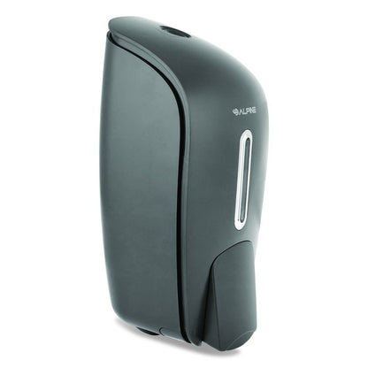 Surface Mounted Soap and Hand Sanitizer Dispenser, 27 oz, 4.1 x 4.6 x 9.6, Gray