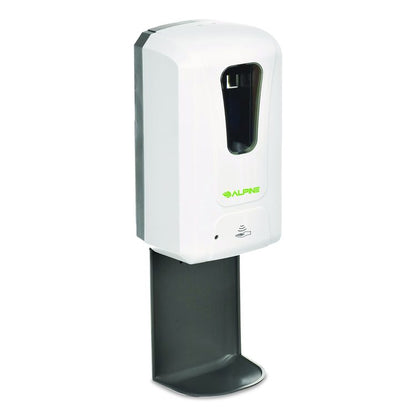 Wall Mount Automatic Foam Hand Sanitizer Soap Dispenser with Drip Tray, 40 oz, 4.48 x 6 x 18.1, White
