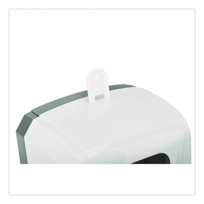 Wall Mount Automatic Foam Hand Sanitizer Soap Dispenser with Drip Tray, 40 oz, 4.48 x 6 x 18.1, White